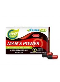 Возбуждающее средство Man’s power - 10 капсул (+1 в подарок) - SuperCaps - купить с доставкой в Иркутске