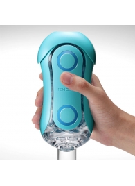 Голубой мастурбатор Tenga Flip ORB Ocean - Tenga - в Иркутске купить с доставкой