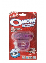Фиолетовое эрекционное виброкольцо OWOW PURPLE - Screaming O - в Иркутске купить с доставкой