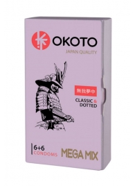 Презервативы OKOTO Mega Mix - 12 шт. - Sitabella - купить с доставкой в Иркутске