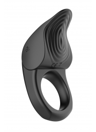 Черное эрекционное виброкольцо Vibro Lust Ring - MALESATION - в Иркутске купить с доставкой