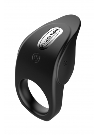 Черное эрекционное виброкольцо Vibro Lust Ring - MALESATION - в Иркутске купить с доставкой