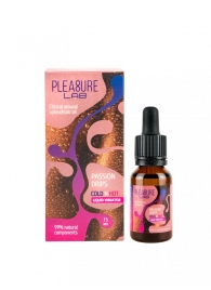 Жидкий вибратор Passion Drips Cold n Hot - 15 мл. - Pleasure Lab - купить с доставкой в Иркутске