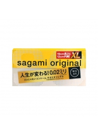 Презервативы увеличенного размера Sagami Original 0.02 XL-size - 12 шт. - Sagami - купить с доставкой в Иркутске