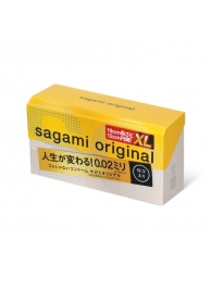 Презервативы увеличенного размера Sagami Original 0.02 XL-size - 12 шт. - Sagami - купить с доставкой в Иркутске