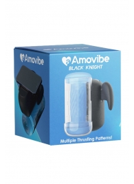 Инновационный робот-мастурбатор Black Knight с функцией пенетрации - Amovibe - в Иркутске купить с доставкой