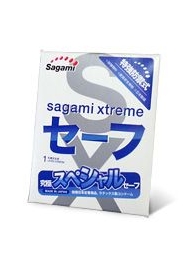 Презерватив Sagami Xtreme Ultrasafe с двойным количеством смазки - 1 шт. - Sagami - купить с доставкой в Иркутске