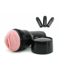 Мастурбатор-вагина Fleshlight - Vibro Pink Lady Touch с вибрацией - Fleshlight - в Иркутске купить с доставкой
