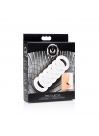 Комплект из 6 прозрачных эрекционных колец Ring Master Custom Ball Stretcher Kit - XR Brands - в Иркутске купить с доставкой
