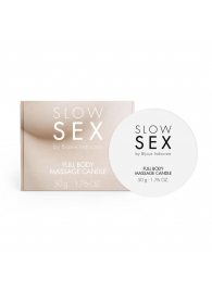 Массажная свеча для всего тела Slow Sex - 50 гр. - Bijoux Indiscrets - купить с доставкой в Иркутске