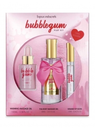 Набор средств для массажа и ласк Bubblegum Play Kit - Bijoux Indiscrets - купить с доставкой в Иркутске