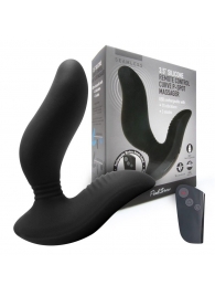 Черный вибромассажер простаты 3,5’’ Remote Control Curve P-spot Massager - 12 см. - Erokay - в Иркутске купить с доставкой
