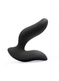 Черный вибромассажер простаты 3,5’’ Curve P-spot Massager - 12 см. - Erokay - в Иркутске купить с доставкой