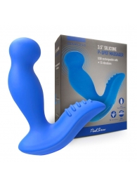 Синий вибромассажер простаты 3,5’’ P-spot Massager - 12,5 см. - Erokay - в Иркутске купить с доставкой