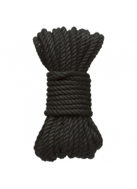 Черная верёвка для связывания и фиксации Bind Tie - 9,14 м. - Doc Johnson - купить с доставкой в Иркутске