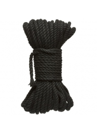 Черная верёвка для связывания и фиксации Bind Tie - 15,24 м. - Doc Johnson - купить с доставкой в Иркутске