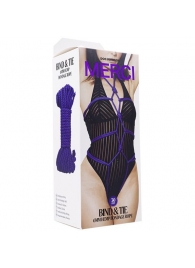 Фиолетовая верёвка для связывания и фиксации Bind Tie - 9,14 м. - Doc Johnson - купить с доставкой в Иркутске