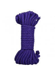 Фиолетовая верёвка для связывания и фиксации Bind Tie - 9,14 м. - Doc Johnson - купить с доставкой в Иркутске