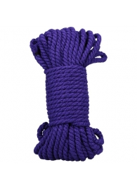 Фиолетовая верёвка для связывания и фиксации Bind Tie - 15,24 м. - Doc Johnson - купить с доставкой в Иркутске