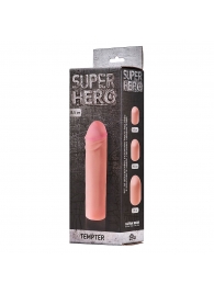 Фаллоудлинитель SUPER HERO Tempter - 16 см. - Lola Games - в Иркутске купить с доставкой