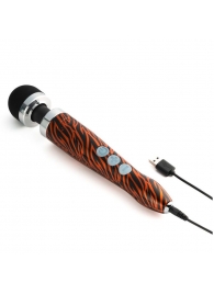 Беспроводной wand-вибратор Doxy Die Cast 3R с тигровым принтом на рукояти - 28 см. - Doxy в Иркутске Беспроводной wand-вибратор Doxy Die Cast 3R с тигровым принтом на рукояти - 28 см. - Doxy