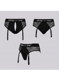 Трусики для фиксации насадок Strap-on-me Harness Lingerie Diva XS - Strap-on-me - купить с доставкой в Иркутске