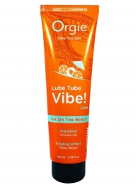 Гель с эффектом вибрации Lube Tube Vibe Low Sex On The Beach - 100 мл. - ORGIE - купить с доставкой в Иркутске