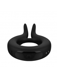 Черное эрекционное кольцо Marry Me Rechargeable Vibrating Cockring - Adrien Lastic - в Иркутске купить с доставкой