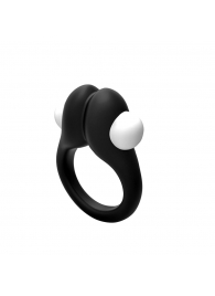 Черное эрекционное кольцо Zippy Vibrating Ring With Bullet - Adrien Lastic - в Иркутске купить с доставкой