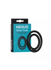 Черное двойное эрекционное кольцо Nexus Enduro Double - Nexus Range - в Иркутске купить с доставкой
