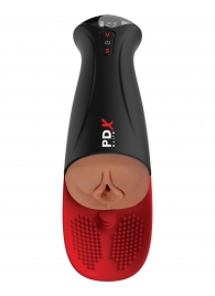 Мастурбатор-вагина в колбе с вибрацией Fuck-O-Matic Pro XL - Pipedream - в Иркутске купить с доставкой