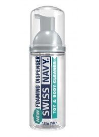 Очищающая пенка для игрушек и тела Toy   Body Cleaner Foamer - 47 мл. - Swiss navy - купить с доставкой в Иркутске