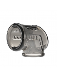 Дымчатая насадка на пенис и мошонку - Baile - в Иркутске купить с доставкой