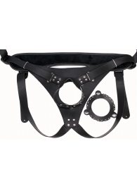 Пояс Hard Brutal для больших насадок - LOVETOY (А-Полимер) купить в Иркутске с доставкой в Orgasmix.ru Пояс Hard Brutal для больших насадок - LOVETOY (А-Полимер) - купить с доставкой в Иркутске