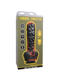 Черно-красная мини-машина на присоске Tendril Thruster - 21,6 см. - Doc Johnson - купить с доставкой в Иркутске