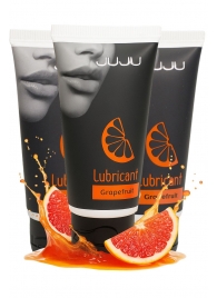 Набор из 3 съедобных лубрикантов JUJU со вкусом грейпфрута - JuJu - купить с доставкой в Иркутске Набор из 3 съедобных лубрикантов JUJU со вкусом грейпфрута - JuJu - купить с доставкой в Иркутске