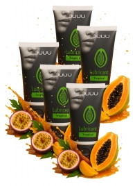 Набор из 5 съедобных лубрикантов JUJU со вкусом тропических фруктов - JuJu - купить с доставкой в Иркутске Набор из 5 съедобных лубрикантов JUJU со вкусом тропических фруктов - JuJu - купить с доставкой в Иркутске