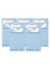 Набор из 5 упаковок ультратонких презервативов Pleasure Lab (по 12 шт.) - Pleasure Lab - купить с доставкой в Иркутске Набор из 5 упаковок ультратонких презервативов Pleasure Lab (по 12 шт.) - Pleasure Lab - купить с доставкой в Иркутске