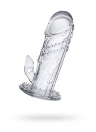 Прозрачная насадка на пенис Uco - 13 см. - A-toys - в Иркутске купить с доставкой