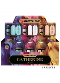 Набор из 15 мастурбаторов Catherine Olga - Baile - в Иркутске купить с доставкой