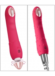 Малиновая насадка на душ с вибрацией Showers to orgasm - 20,1 см. - Orion - купить с доставкой в Иркутске