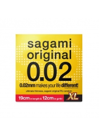 Презерватив увеличенного размера Sagami Original 0.02 XL-size - 1 шт. - Sagami - купить с доставкой в Иркутске