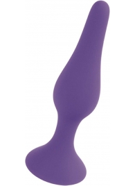 Фиолетовая анальная втулка Silcone Purple Plug Medium - 11 см. - Boys of Toys в Иркутске Фиолетовая анальная втулка Silcone Purple Plug Medium - 11 см. - Boys of Toys