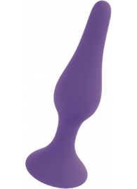 Фиолетовая анальная втулка Silcone Purple Plug Large - 12,5 см. - Boys of Toys в Иркутске Фиолетовая анальная втулка Silcone Purple Plug Large - 12,5 см. - Boys of Toys