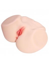 Мастурбатор-полуторс с двойным слоем материала Jenny Onahole Real Vagina - KOKOS - в Иркутске купить с доставкой Мастурбатор-полуторс с двойным слоем материала Jenny Onahole Real Vagina - KOKOS - в Иркутске купить с доставкой