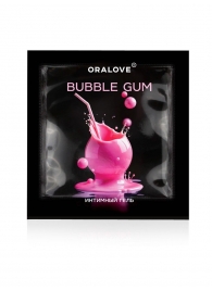 Саше съедобной оральной смазки OraLove с ароматом бабл-гам - 3 гр. - Биоритм - купить с доставкой в Иркутске