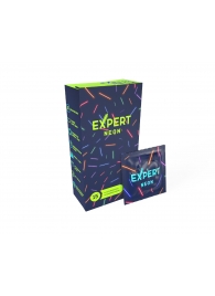 Светящиеся в темноте презервативы Expert Neon - 15 шт. - Expert - купить с доставкой в Иркутске
