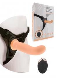 Женский вибрострапон со съемной насадкой и пультом ДУ - Erokay - купить с доставкой в Иркутске