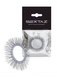 Круглое эрекционное кольцо с «ресничками» - Sextaz - в Иркутске купить с доставкой
