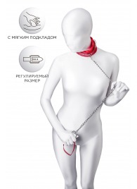 Красный ошейник с подкладкой из меха - ToyFa - купить с доставкой в Иркутске